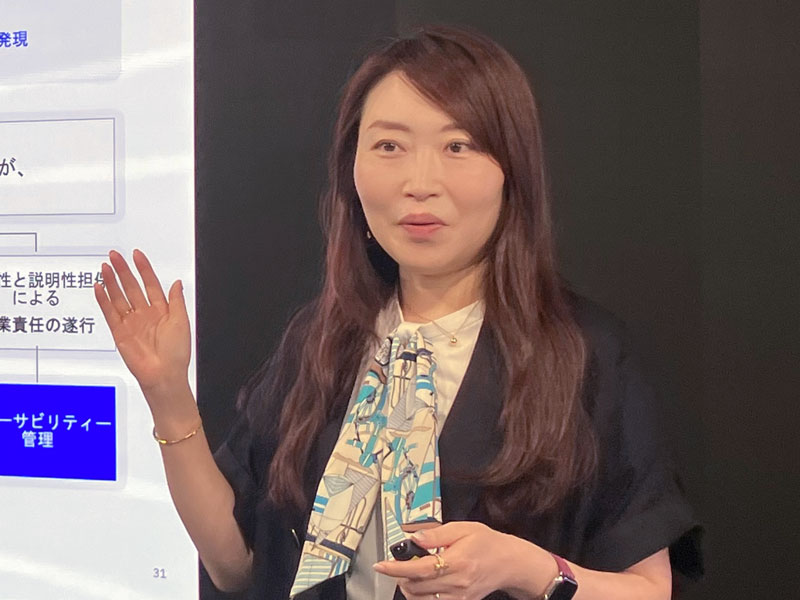 日本IBM 理事 テクノロジー事業本部 watsonx事業本部 事業部長 竹田千恵氏