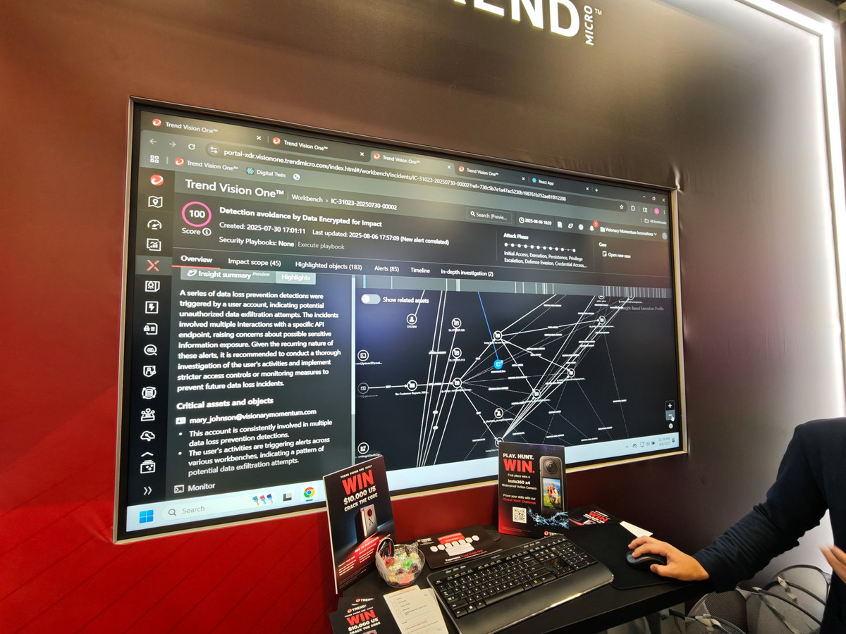 Trend Vision Oneのデモ