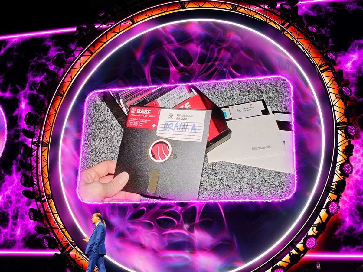 Brainが保存されているフロッピーディスク