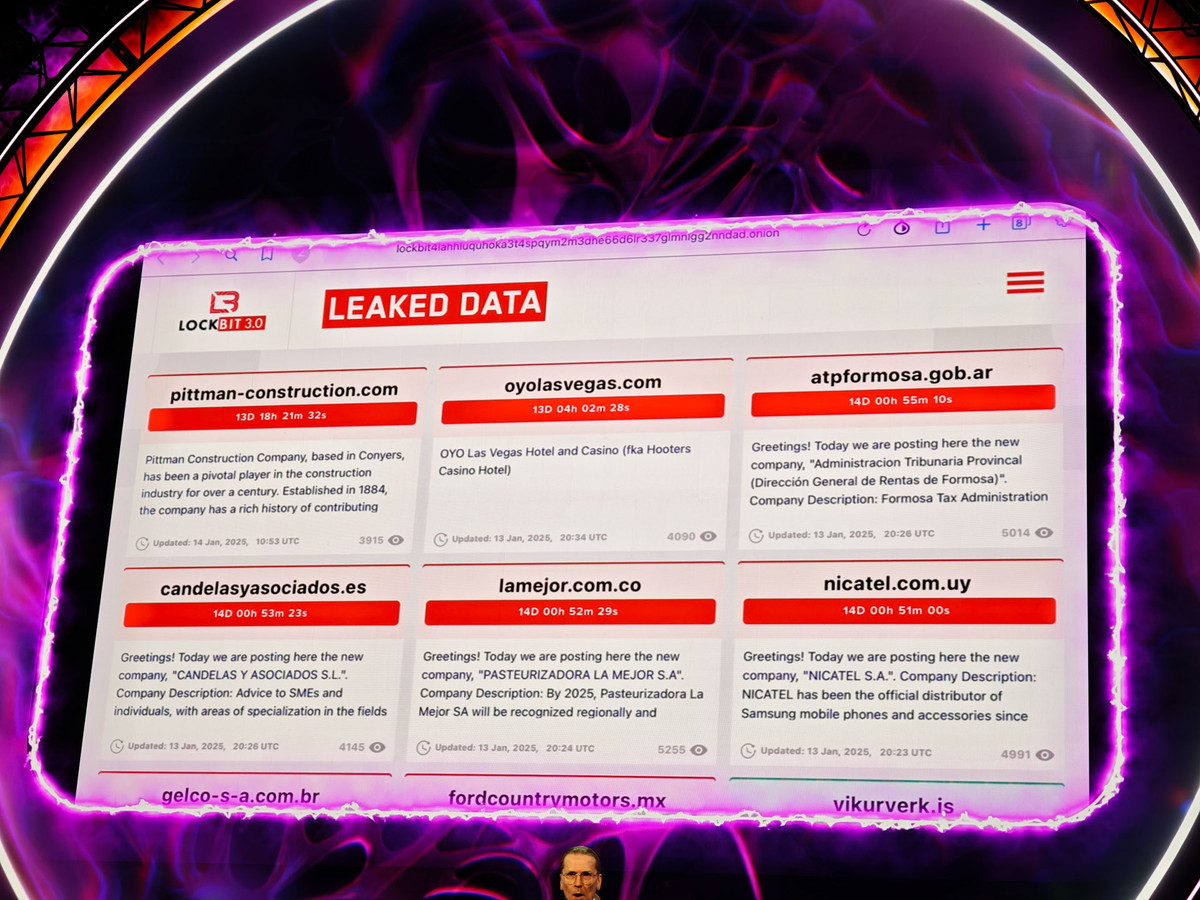 Webサイトにデータを人質に取られている組織などが公開されている