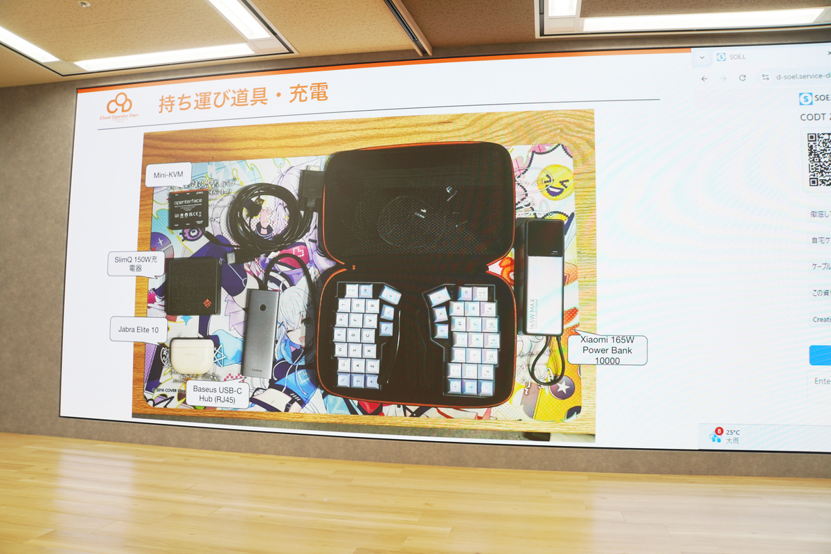 持ち運ぶグッズの話