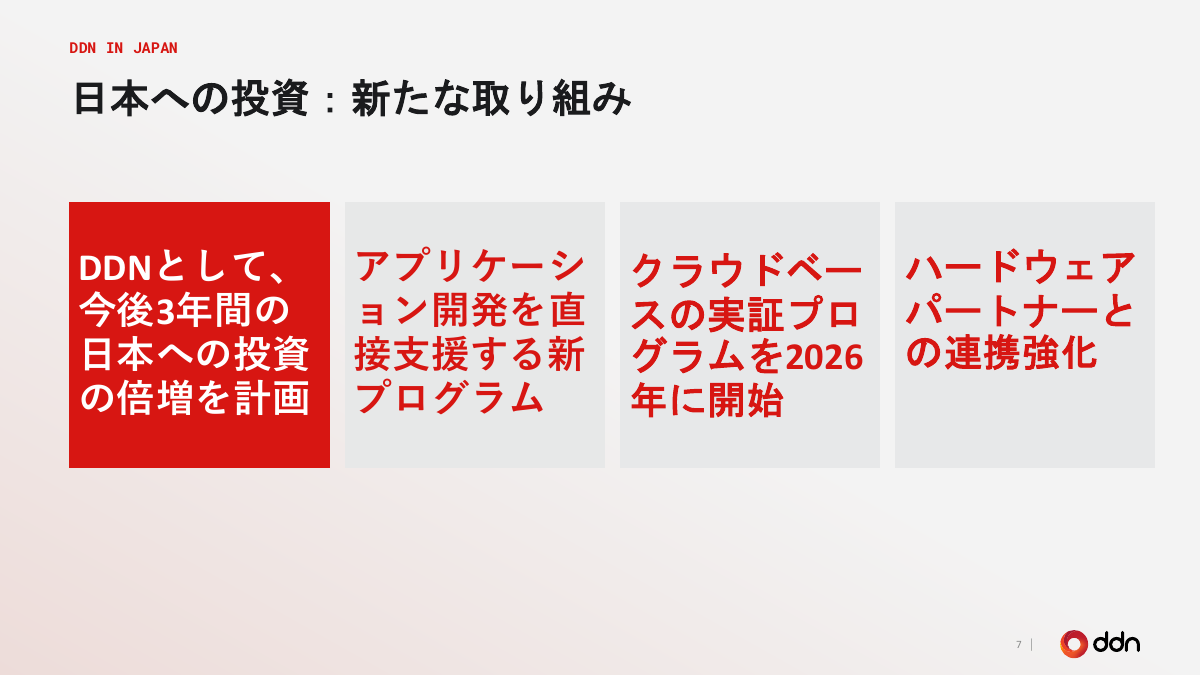 日本市場への新たな取り組み