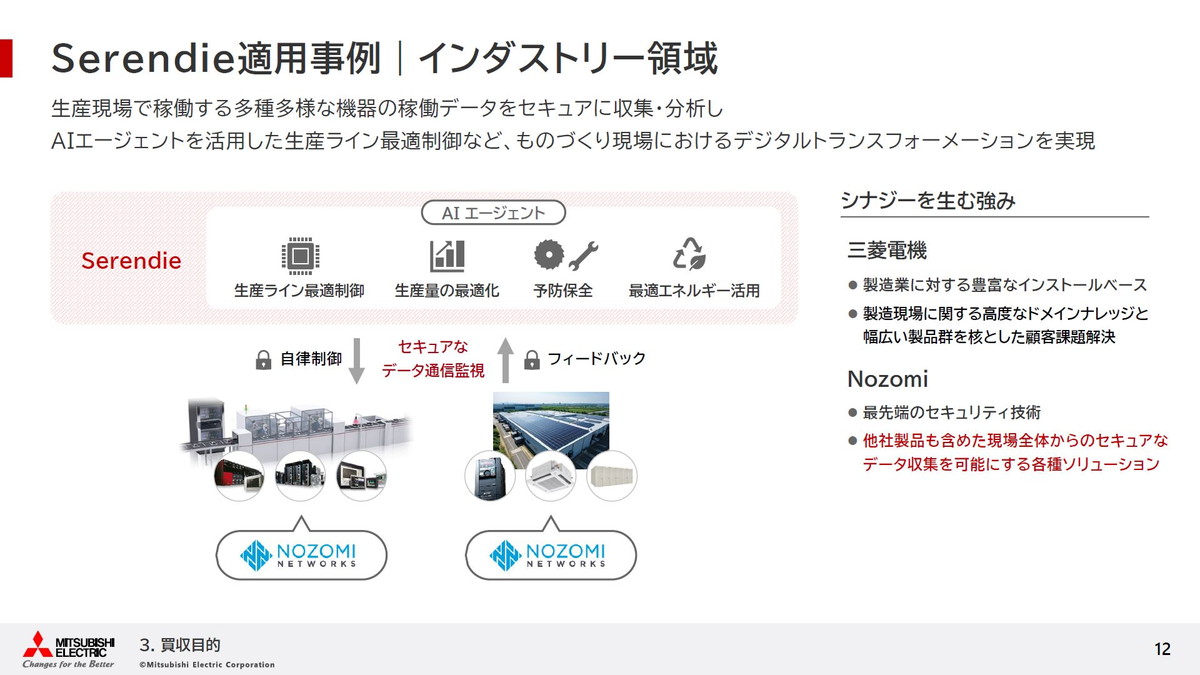 Serendie適用事例｜インダストリー領域