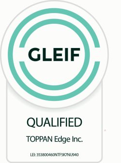 vLEIの適格発行機関（QVI）としてGLEIFから付与された認証マーク