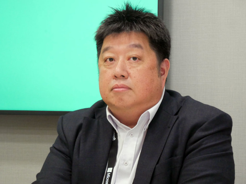 日本マイクロソフト 執行役員常務 クラウド＆AIソリューション事業本部長の岡嵜禎氏
