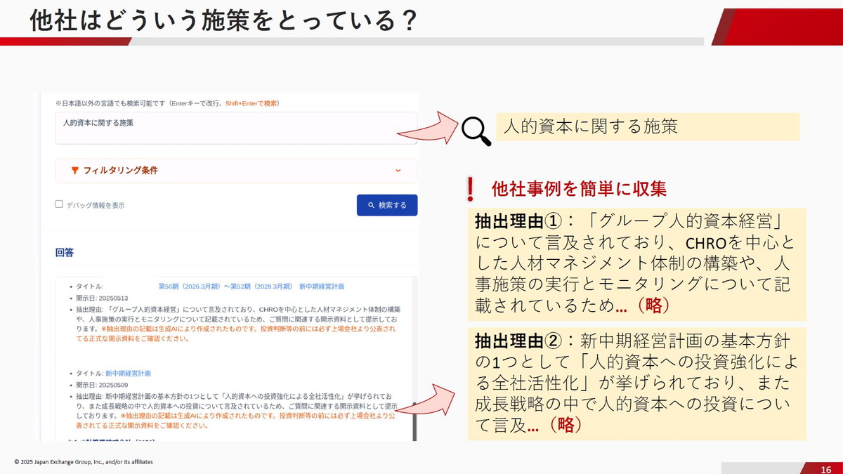 市場調査などの情報探索にも活用できる