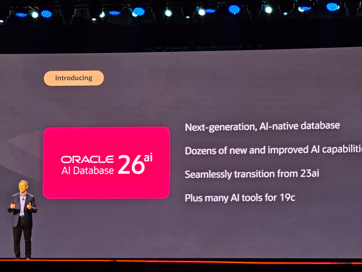 Oracle AI Database 26aiを発表