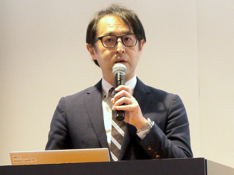 AWS 執行役員 パブリックセクター技術統括本部長の瀧澤与一氏