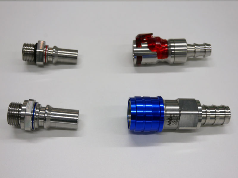 配管の接続が容易な水冷用クイックディスコネクト