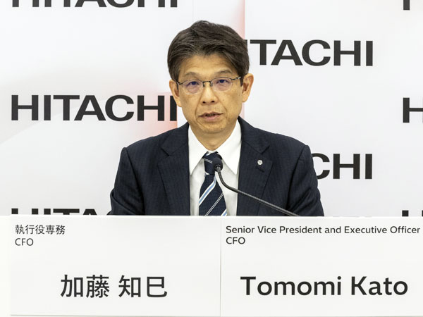 日立 執行役専務 CFOの加藤知巳氏
