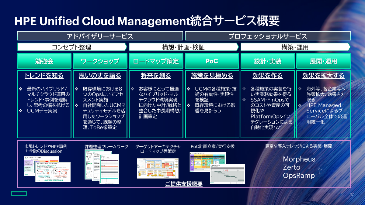 アドバイザリーサービスとプロフェッショナルサービス