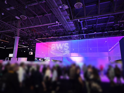 re:Inventの展示会場