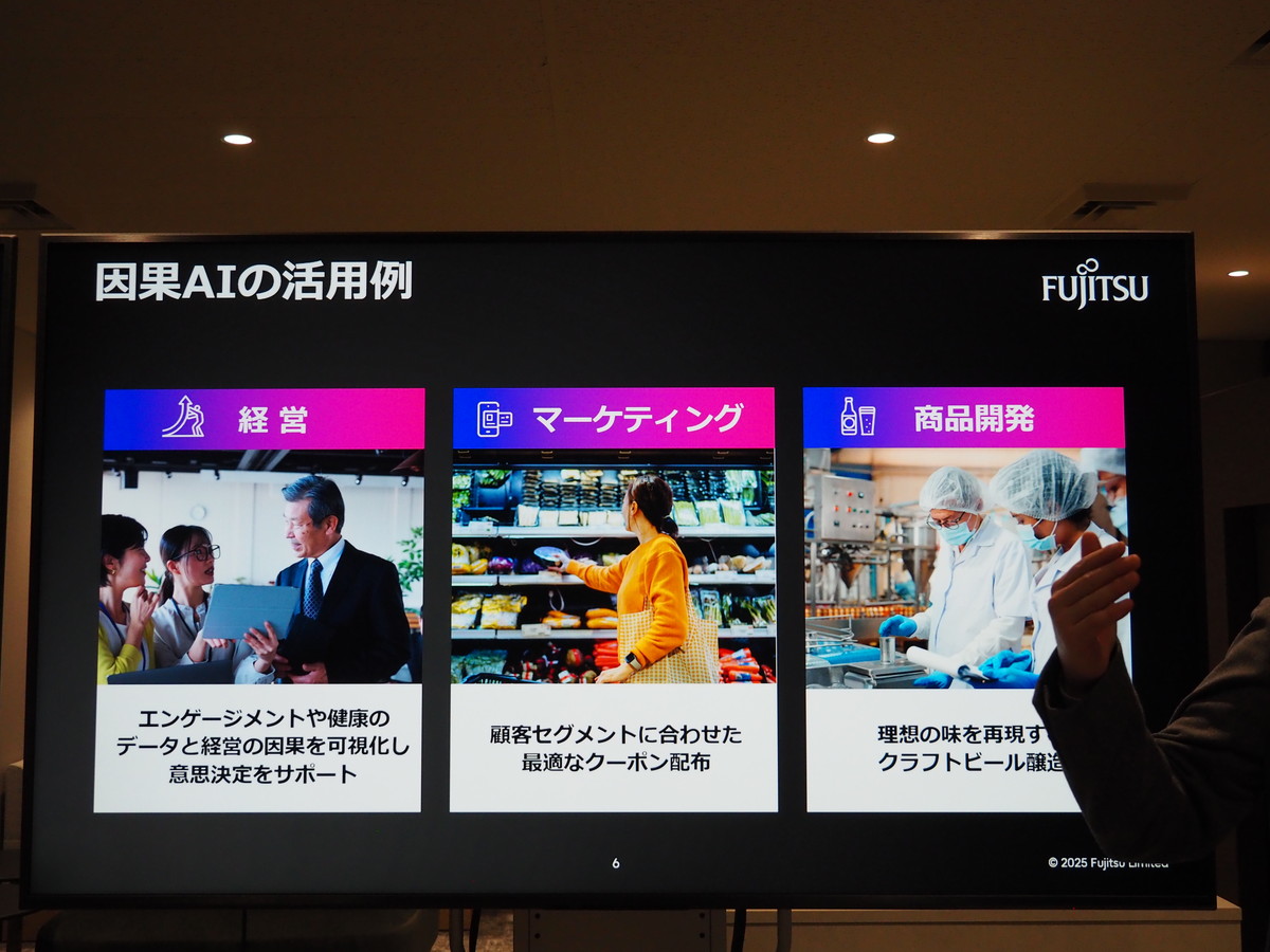 用途としては、経営層の分析、商品開発、マーケティングなどが考えられる。最近の課題となっている、AIエージェントを活用する際のコンテキスト構築にも活用できるという