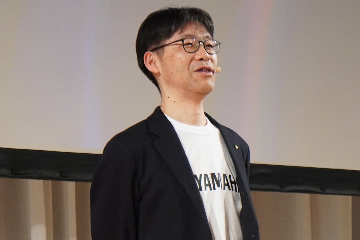 ヤマハ株式会社の山本欣徳氏（音響事業本部 プロフェッショナルソリューション事業部 ネットワーク事業推進室 室長）