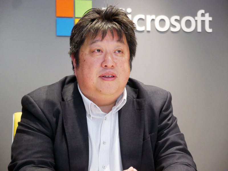 日本マイクロソフト 執行役員 常務 クラウド＆AIソリューション事業本部長の岡嵜禎氏
