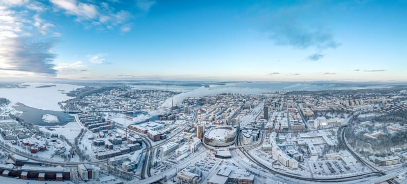 タンペレ市（photo by Marko Kallio）