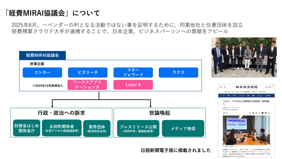 「経費MIRAI協議会」について