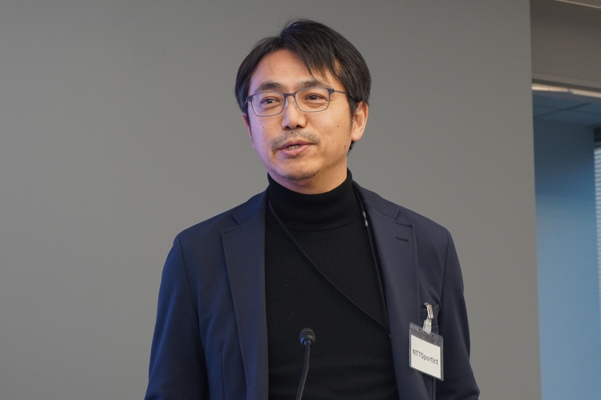 株式会社NTTSportictの山田裕也氏（取締役 事業企画部長）