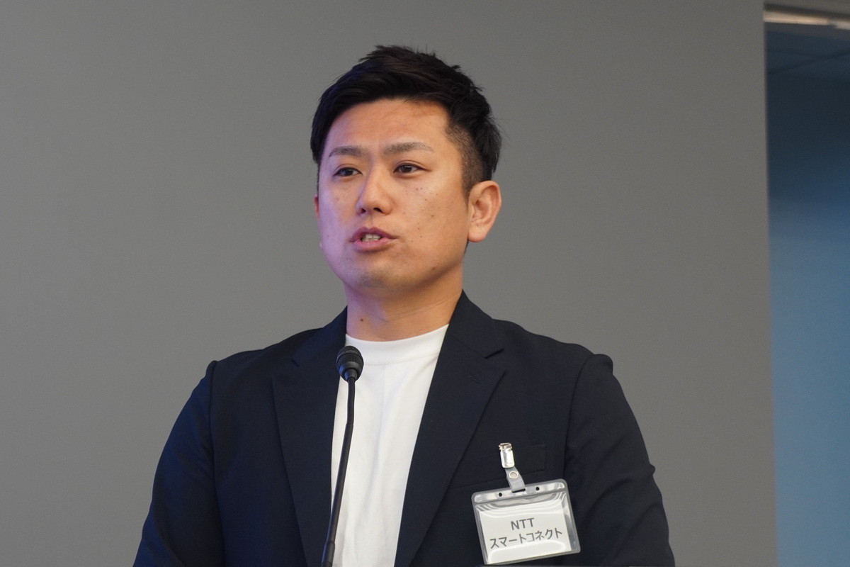 NTTスマートコネクト株式会社の永井康寛氏（ビジネスイノベーション部 シニアマネージャー）
