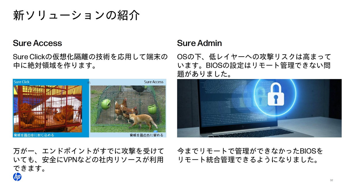 新セキュリティソリューションの紹介