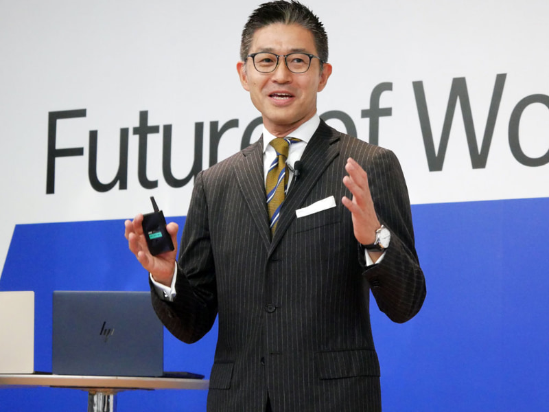 代表取締役 社長執行役員の岡戸伸樹氏