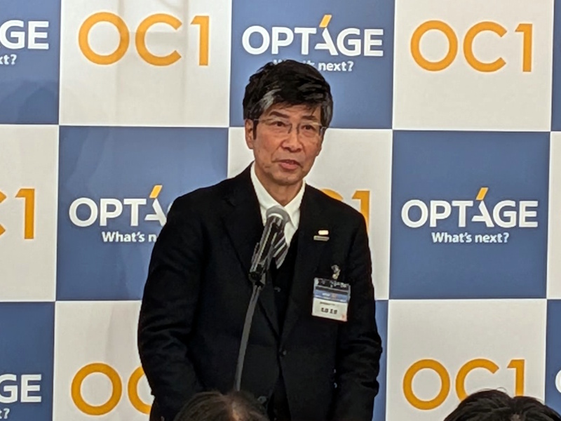 オプテージ代表取締役社長の名部正彦氏