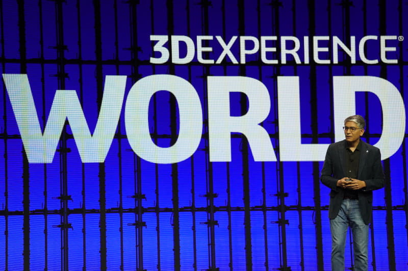 3DEXPERIENCE World 2026で講演を行うダッソー・システムズ R＆D担当副社長 兼 SOLIDWORKS CEOのマニッシュ・クマー氏