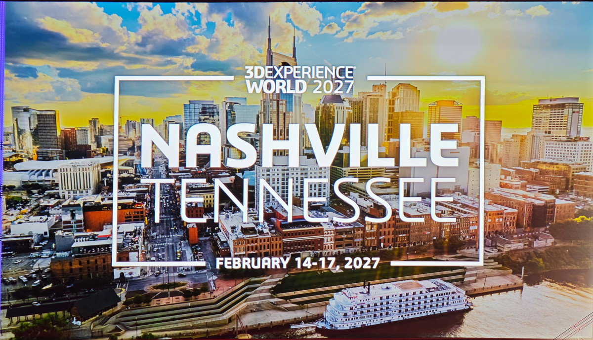 3DEXPERIENCE World 2027は2027年2月14日～2月17日の会期で、米国テネシー州ナッシュビルで開催される