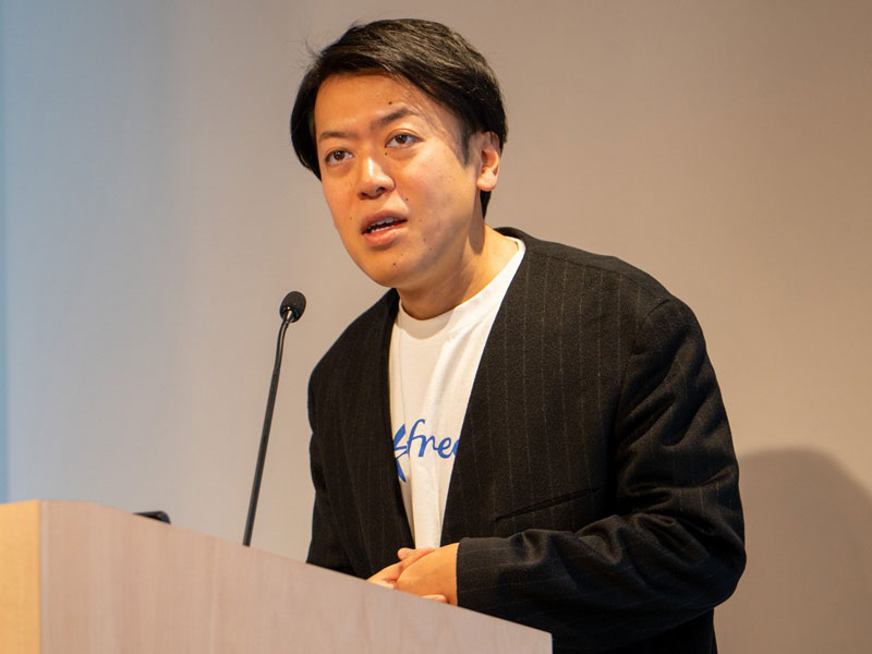 フリー 共同創業者／取締役 CAIO 横路隆氏（写真提供：フリー）