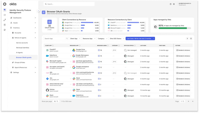 <a href="/docs/news/2085681.html">Okta、シャドーAIエージェントを検知・管理する「Agent Discovery」を発表</a>（2026年2月16日付記事）より