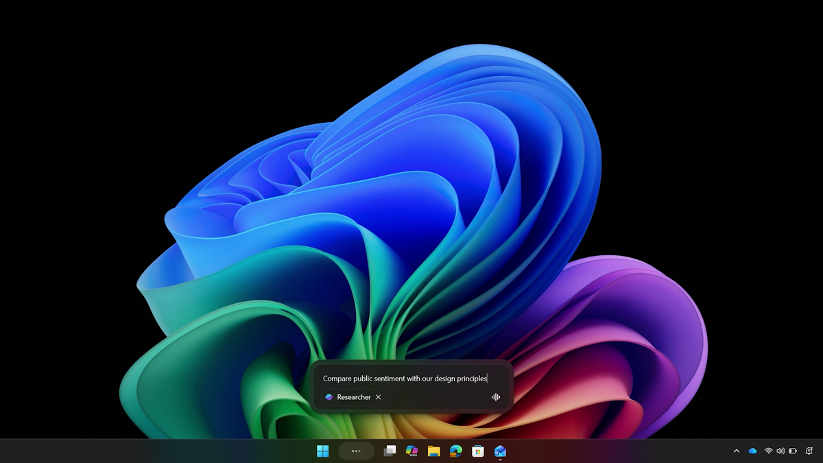 デモ動画より：Researcherエージェントにバックグラウンドで分析を依頼して結果を受け取る