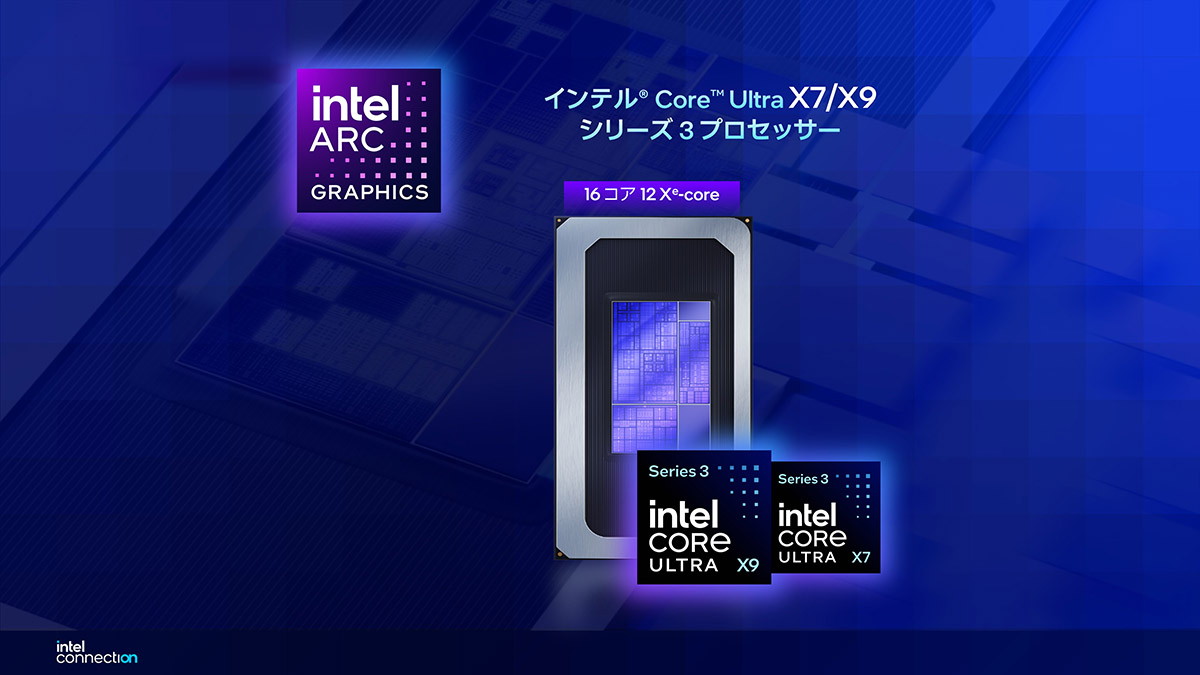ハイエンドのインテル Core Ultra X7 / X9も登場