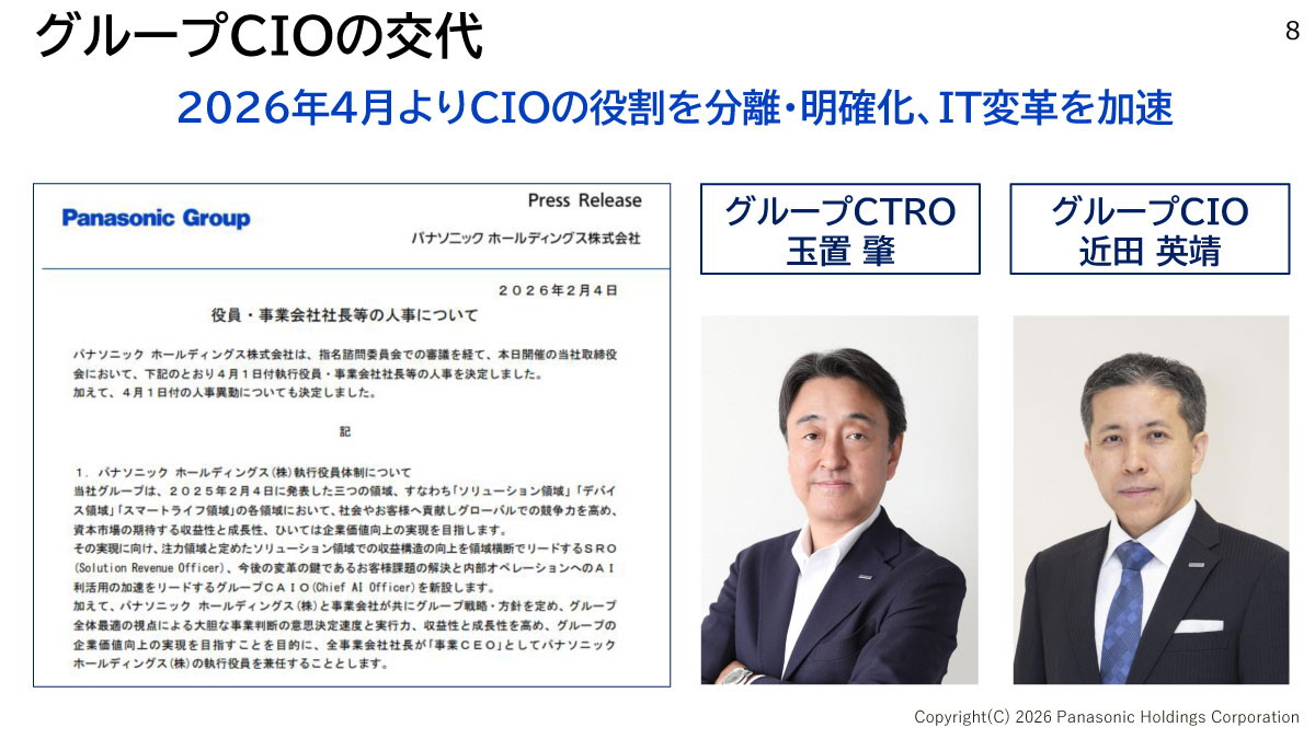 グループCIOの交代