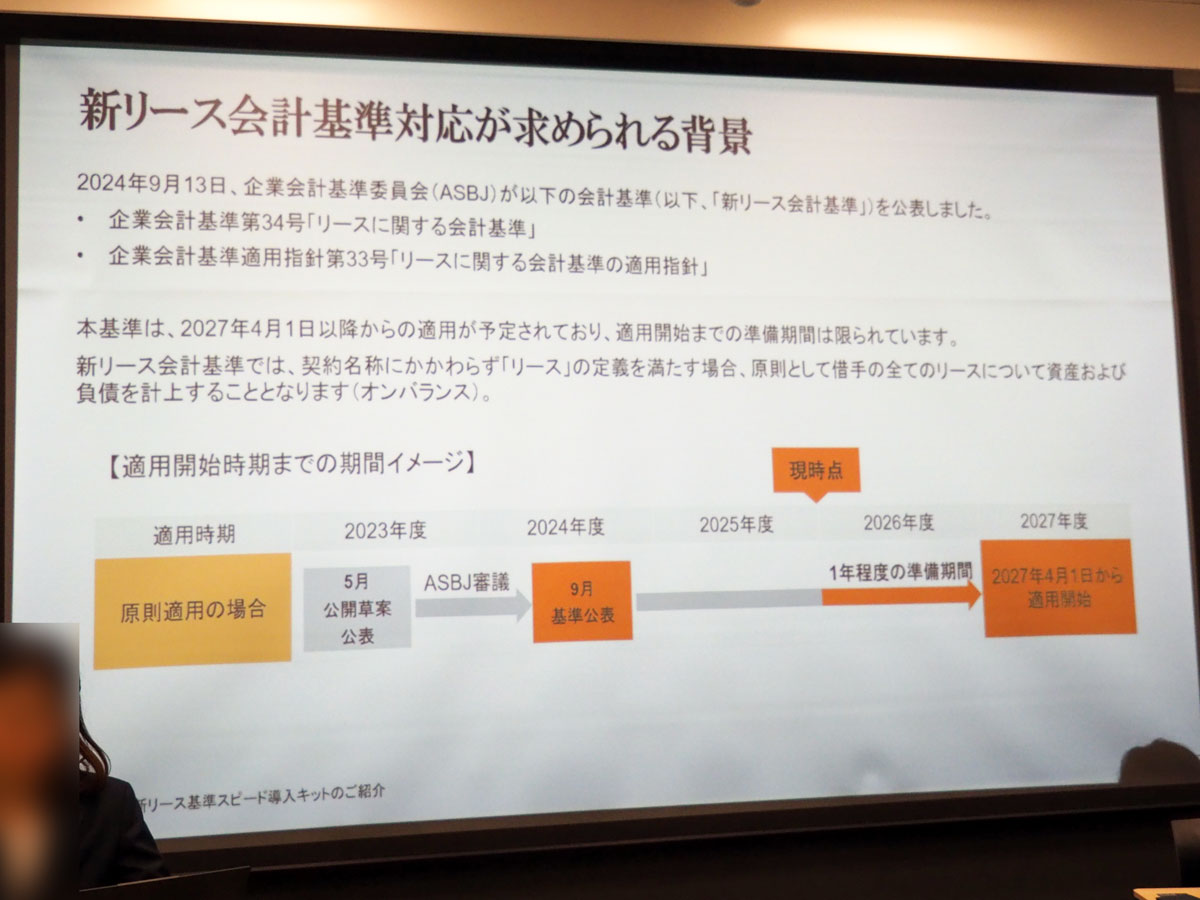 新リース会計基準対応が求められる背景