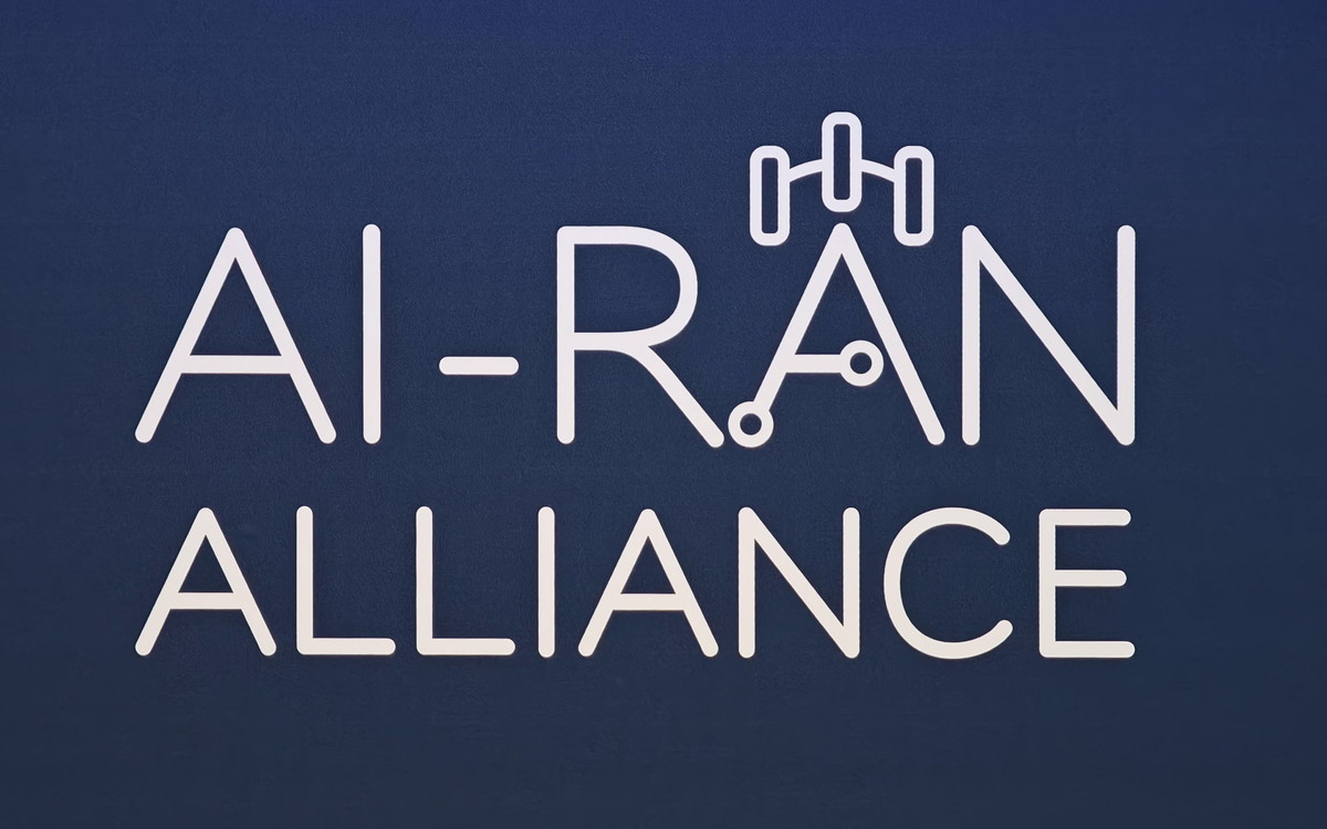 AI-RAN Allianceブースに掲出されていた看板