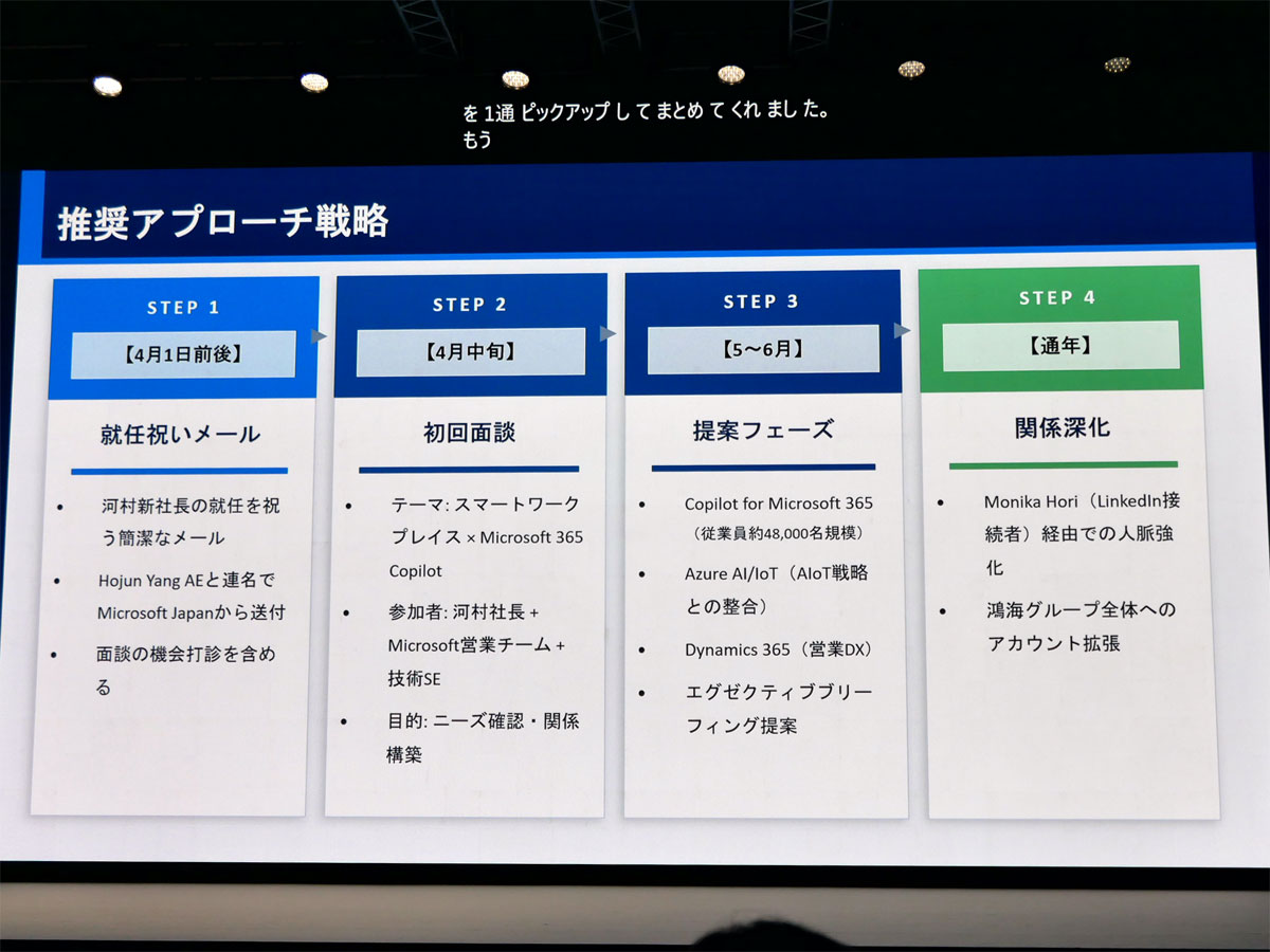 新社長への推奨アプローチも示す