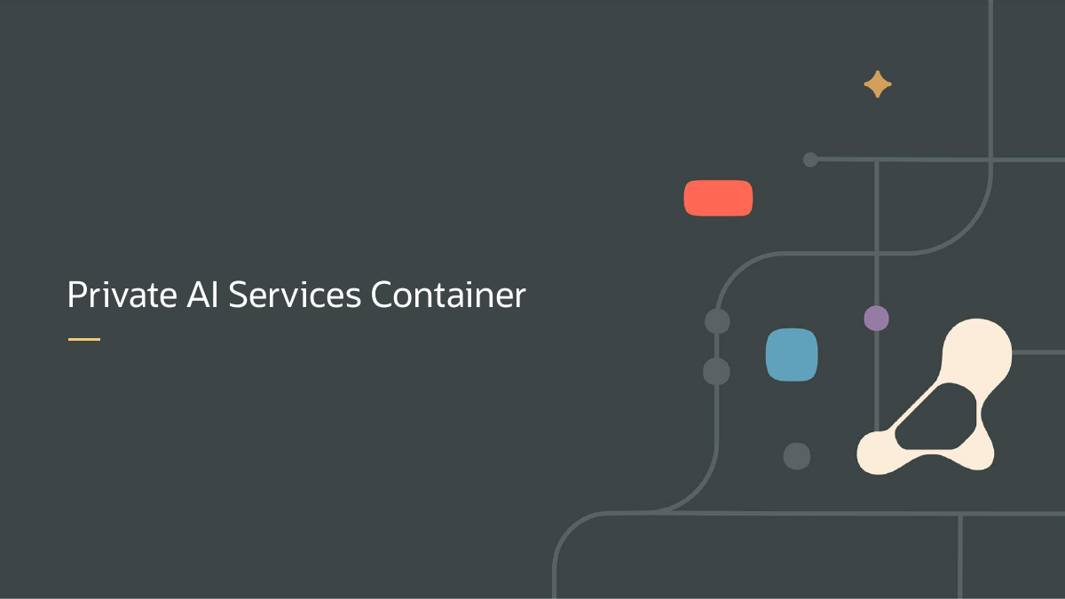 Oracle Private AI Services Container