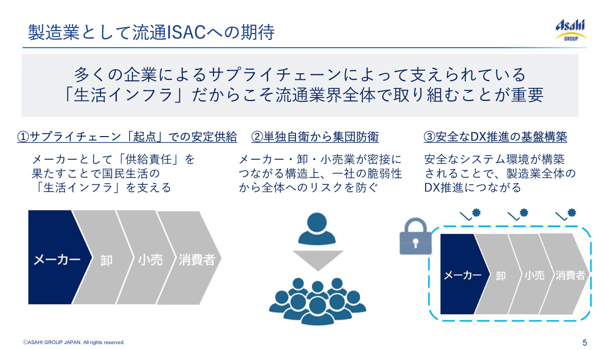製造業として流通ISACへの期待