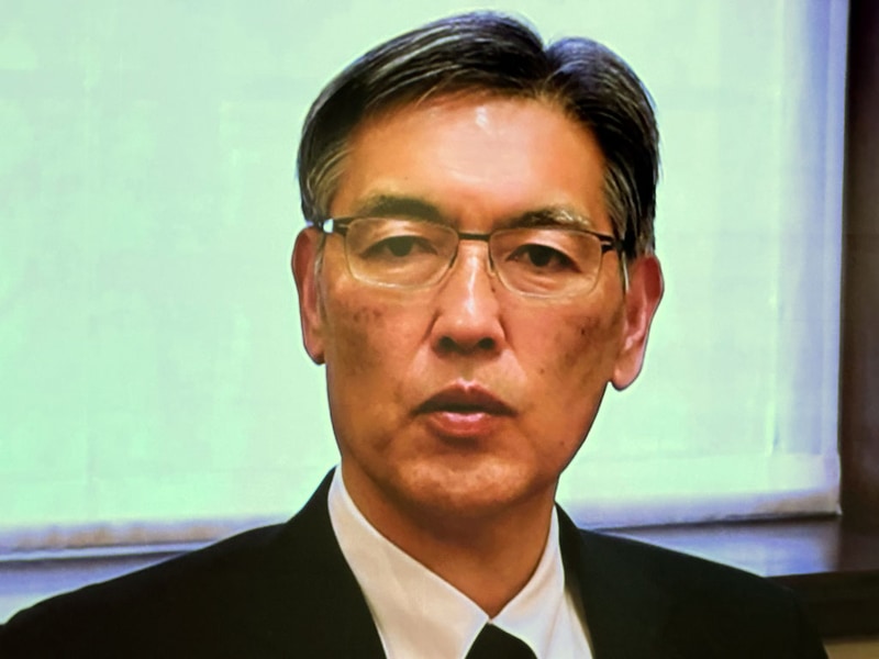 ビデオメッセージを送った慶應義塾長の伊藤公平氏