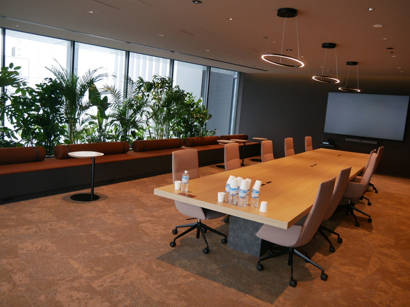 役員などが集まることができる部屋も用意した