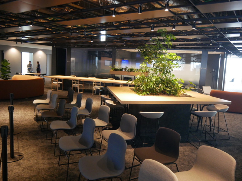 12階にもさまざまなスタイルのスペースが用意されている