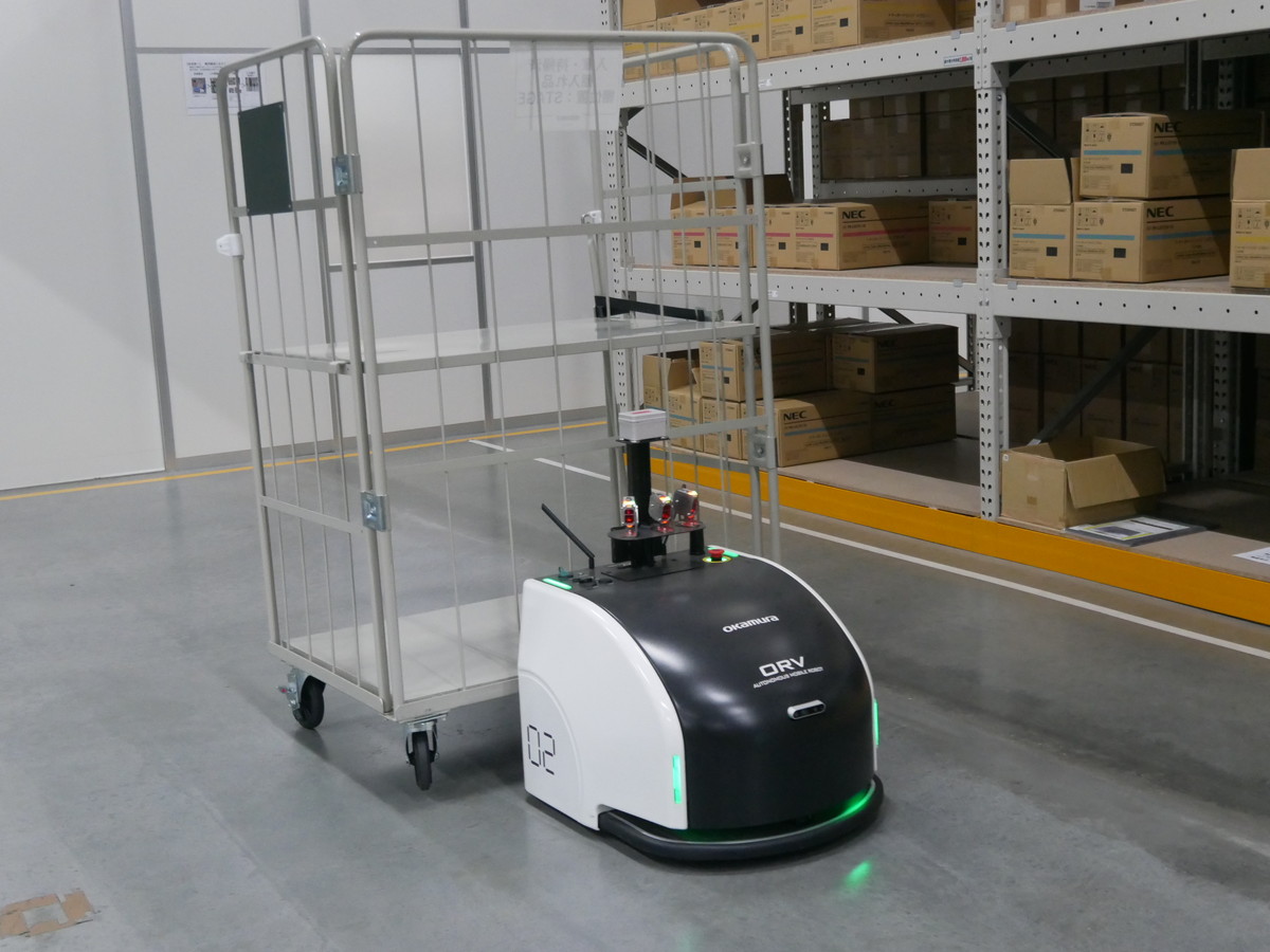 自律走行が可能な自動搬送システム「ORV」