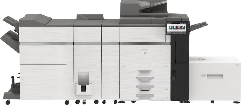 デジタルフルカラー複合機「BP-80C80」（オプション装着時）