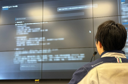 現在実証中のオフライン型災害対策支援システムの画面
