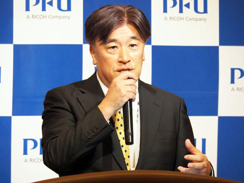 株式会社PFU 代表取締役 社長執行役員の平原英治氏