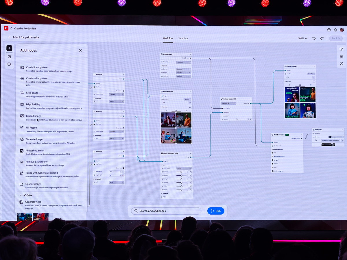 GenStudioを利用してServiceNowの広告バナーを自動で大量生成しているところ