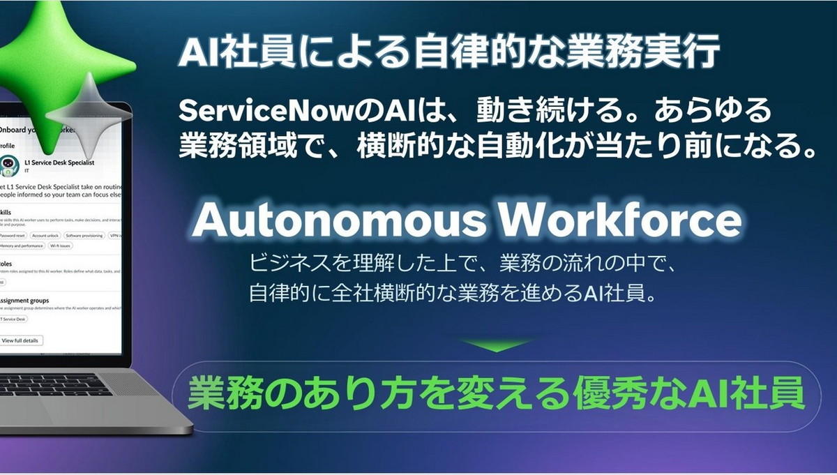AI社員による自律的な業務実行