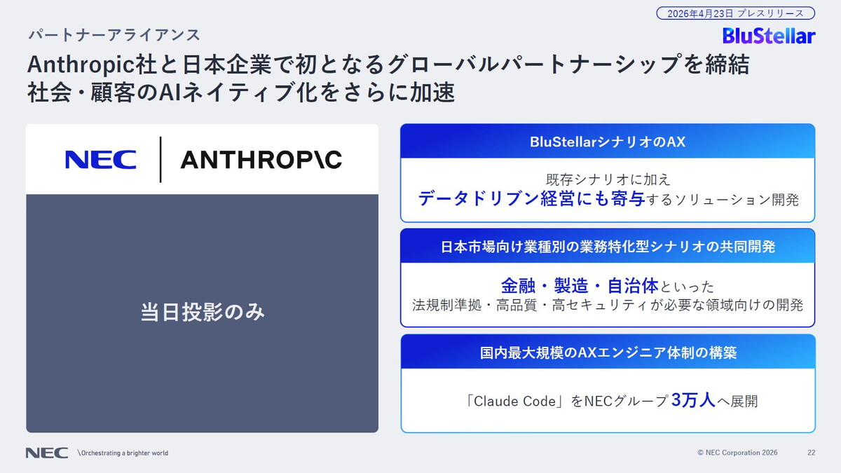 Anthropic社と日本企業で初となるグローバルパートナーシップを締結