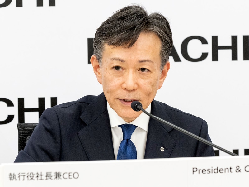 日立 執行役社長兼CEOの德永俊昭氏