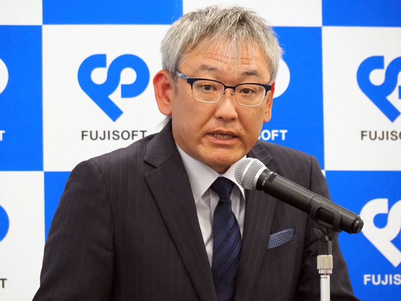 富士ソフト株式会社 取締役 専務執行役員 Co-COO（Business Operations） ソリューションビジネスユニット長の大迫館行氏